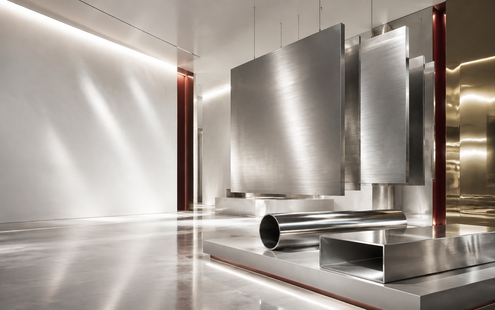 Stainless sheet, profile and tube